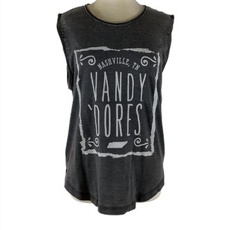 Pressbox Womens Vanderbilt University Ruffy Tank In Black