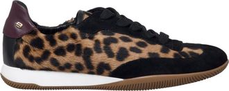 Baldinini Luipaardprint Kalfsleren Sneaker - Dames - Sneakers - Beige - 40 EU - Leer - Schoenen