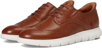 Marc Joseph New York Barnes Ave (Hands Free Technology) Mens Dress Flat Shoes Cognac Napa Leather : 11.5 M