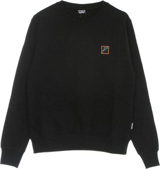 PROPAGANDA Zwarte Crewneck Sweatshirt met Logo Print - Heren - Sweatshirts - Zwart - XL - Katoen - Hoodies & sweatvesten