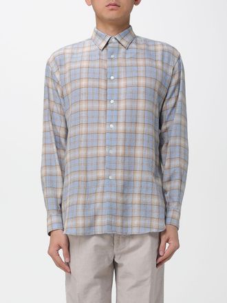 Auralee Camicia in lana a quadri Auralee