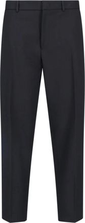Jil Sander Zwarte Chinos - Heren - Chinos - Zwart - XL - Broeken