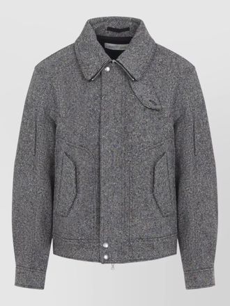 Dries Van Noten wool single breasted coat