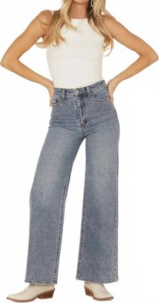 Daze Far Out Wide Leg Jeans In Twinkle