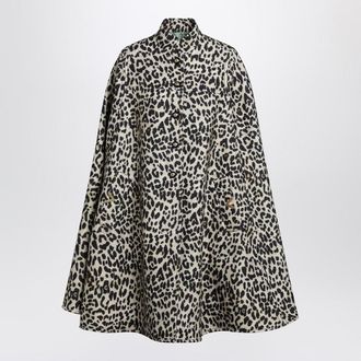 Valentino Garavani Animal-Print Cape