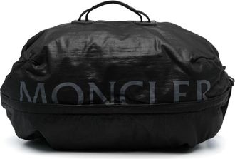 Moncler logo-print zipped backpack - men - Polyamide - One Size - Black