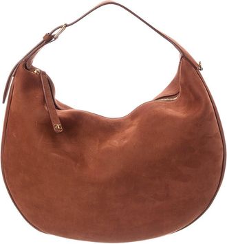 Celine Celine Lulu Large Suede Hobo Bag