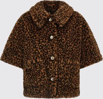 Max Mara Fur Coat MAX MARA Woman color Brown