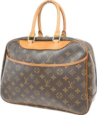 Louis Vuitton Deauville Limited Edition Since 1854 Monogram Jacquard Brown Canvas Handbag (Pre-Owned)