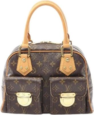 Louis Vuitton Pre-owned Handbags, female, Brown, Size: ONE SIZE Pre-owned Canvas handbags