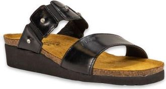 Naot Ashley Sandal in Black Madras at Nordstrom, Size 10Us