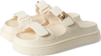 Steve Madden Bigschmona Womens Sandals Bone Jelly : 8 M, Suede