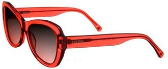 Bertha Sunglasses Celerie Handmade in Italy Sunglasses in Orange at Nordstrom