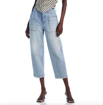 Pistola Denim Turner Super High Rise Barrel In Provence
