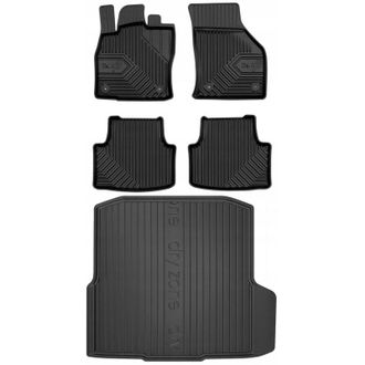OEM Set 77 Alfombrillas Y Tapete Skoda Octavia 3 Kombi 2012-2020 Lado Derecho