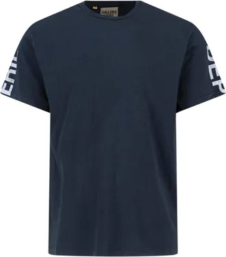 Gallery Dept. Black Contrasting Logo Cotton T-Shirt