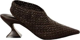 Jeannot Sandalo Slingback - - Shoes - Donna - Marrone - 38 EU