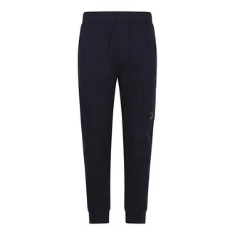C.P. Company Diagonal Raised Fleece Cargo Lens Trainingsbroeken - Heren - Sweatpants - Zwart - M - Katoen - Broeken