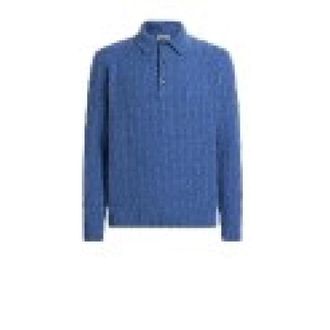 Etro Polo Shirt - male - Etro - Polo Shirts - Blue - XL - Tops