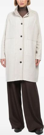 Oyuna buttoned pocket coat - Neutrals