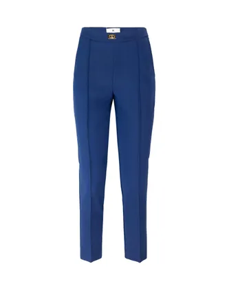 パンツ ELISABETTA FRANCHI Women Straight Pants PA08651E2 DC8 blue Elisabetta Franchi: Blue Pants now up to −86% | Stylight