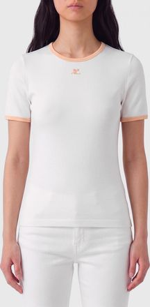 Courr&egrave;ges T-shirts in cotone con mini logo Courr&Egrave;ges