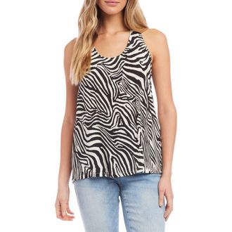 Fifteen Twenty Twist Back Tank in Zebra at Nordstrom Rack, Size X-Small
