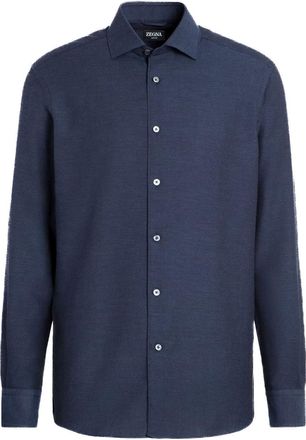 Ermenegildo Zegna Cashco Cotton and Cashmere Shirt