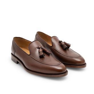 Henry Stevens Slipper & Pantoletten - Loafer Marshall TL - Gr. 41,5 (EU) - in Braun - f&uuml;r Damen