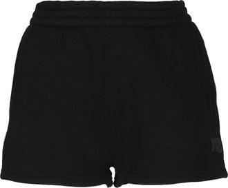 Alexander Wang Logo Verf Puff - Dames - Bermuda - Zwart - S - Korte Broeken