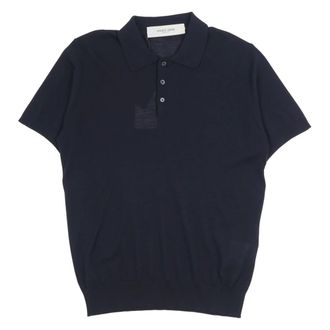 Golden Goose Tops, Heren, Blauw, S, Polo Shirts