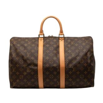 Louis Vuitton Pre-owned Weekend Bags, female, Brown, Size: ONE SIZE Pre-owned Keepall 45