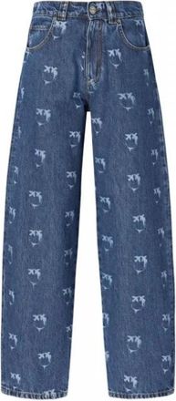 Pinko Jeans - Dames - Loose Fit Jeans - Blauw - W26 - Jeans