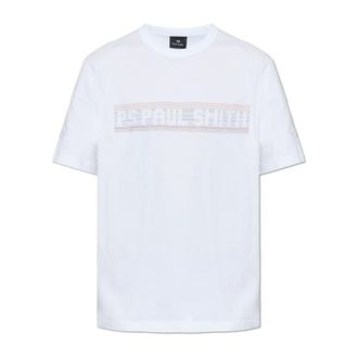 Paul Smith T-Shirts, male, White, Size: 2XL T-shirt With Colorful Print