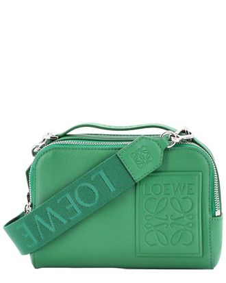 Loewe Green Sheep Leather Camera Crossbody Mini (Authentic Pre-Loved)
