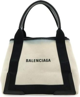 Balenciaga Pre-owned Handbags, female, Black, Size: ONE SIZE Pre-owned Canvas balenciaga-bags