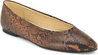 Nine West Valore Flat in Brown at Nordstrom, Size 10.5