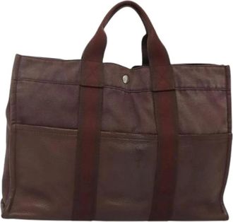 Herm&egrave;s Pre-owned Tote Bags, female, Brown, Size: ONE SIZE Pre-owned Tote Bag