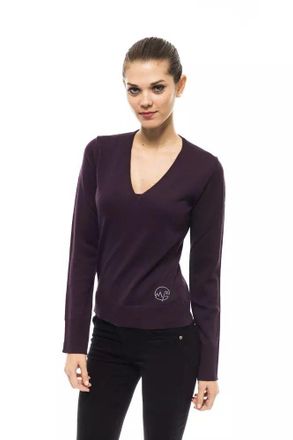 Montana Blu V-hals Merino Wol Trui Slim Fit