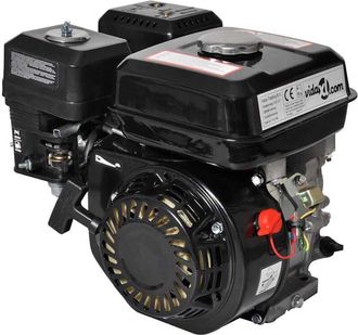vidaXL Motor De Gasolina Negro De 6,5 Hp Y 4,8 Kw Vidaxl
