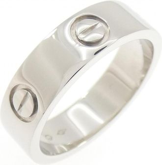 Cartier Platinum Platinum 950 Band Ring (Pre-Owned)