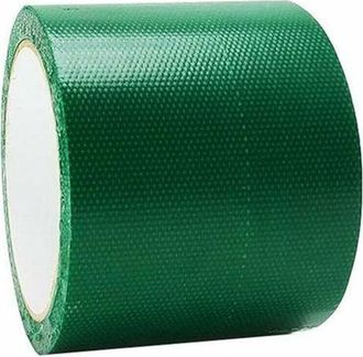 OEM Cinta Especial Para Reparar Lonas - Impermeable - Cinta Adhesiva Para Reparar Lonas - Para Toldos - 8 Cm De Ancho - Largo: 500 Cm - Verde