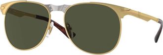 Persol PO1016S 515/31 Mens Sunglasses Gold Size 55