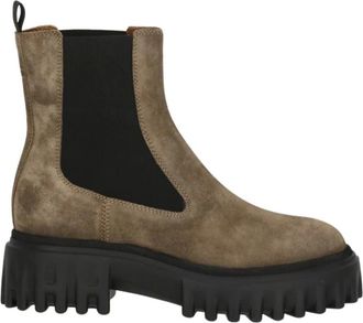Hogan Dames, Schoenen, Bruin, Maat: 37 EU Leer