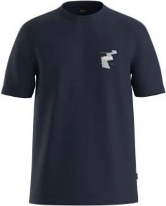 HUGO BOSS Hombre, Camisetas, Azul, Talla: XL