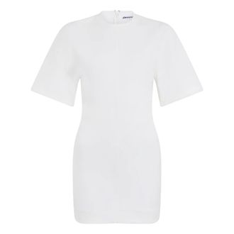 Alexander Wang Draped Jersey Minidress - female - Alexander Wang - Short Dresses - White - 3XS - Dresses
