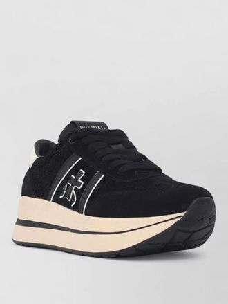 Premiata leather low-top sneakers