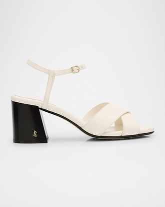 Jimmy Choo London Valla 65 Vacchetta Sandals
