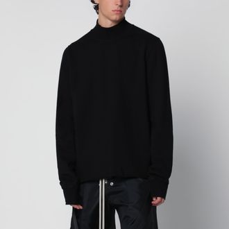 Rick Owens Felpa nera in cotone
