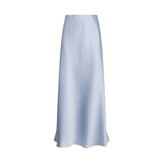 Blanca Vita Midi Skirts, female, Blue, Size: XS Gedila Long Bias Skirt